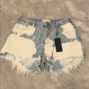 One Teaspoon Sea Drift Bleached Bonitas Shorts